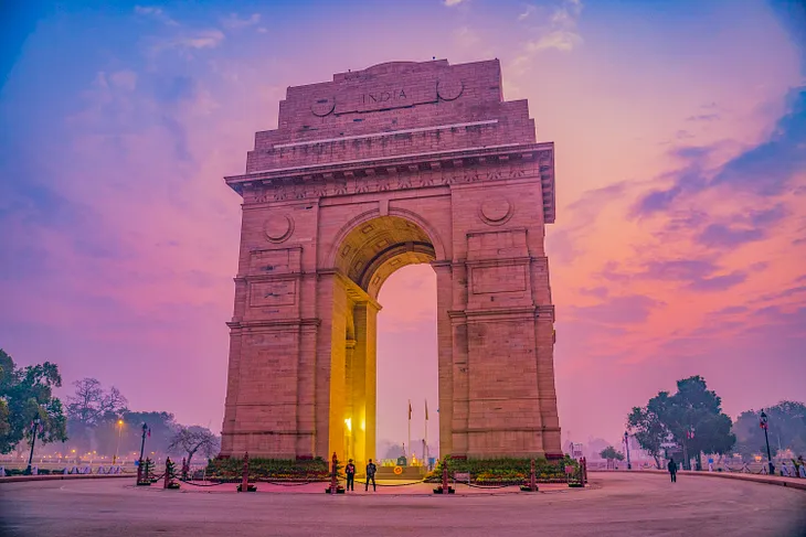What is India Gate famous for?