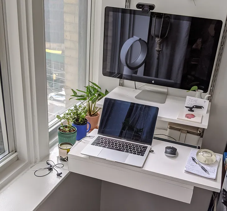 I Work on a Treadmill — In an Apartment Without Room for a Special Desk