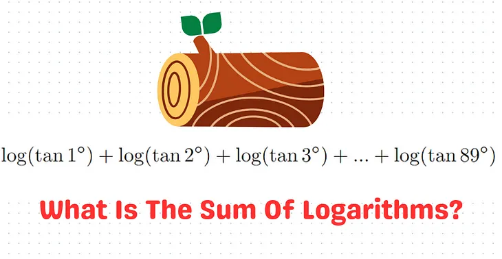 How To Find The Long Sum Of Logarithms?