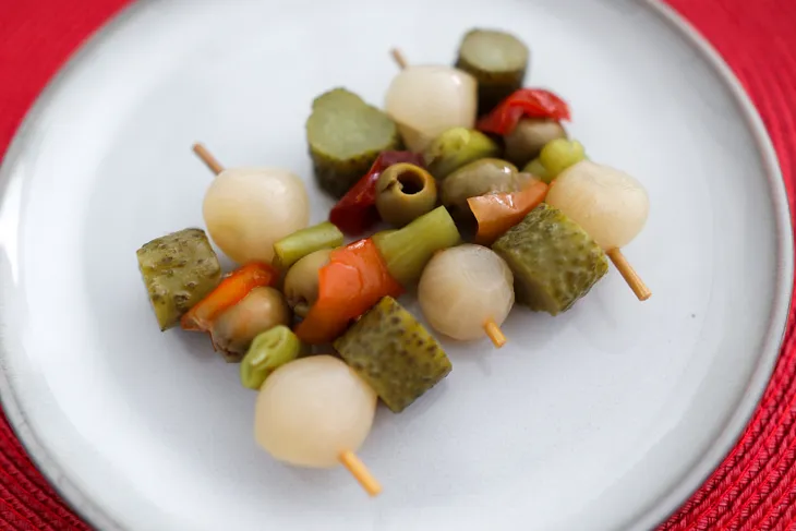 Here, Skewers Are For Veggies — And They’re Pickled