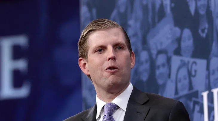 Eric Trump Says Bill Clinton’s Sons Must Be “So Embarrassed Their Dad Is On The Epstein List”