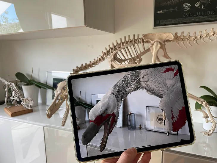 Using Augmented Reality to Bring Dinosaurs Skeletons to Life — a Tutorial
