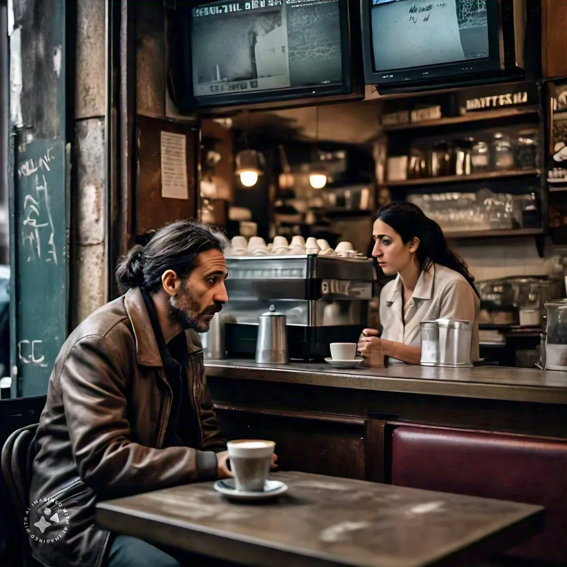 The Secret Shared by Two Strangers in a War-Torn Cafe