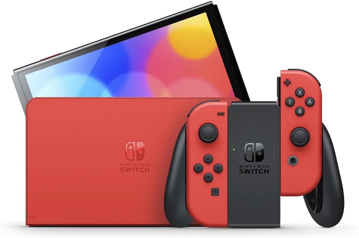 Nintendo Switch OLED RED console