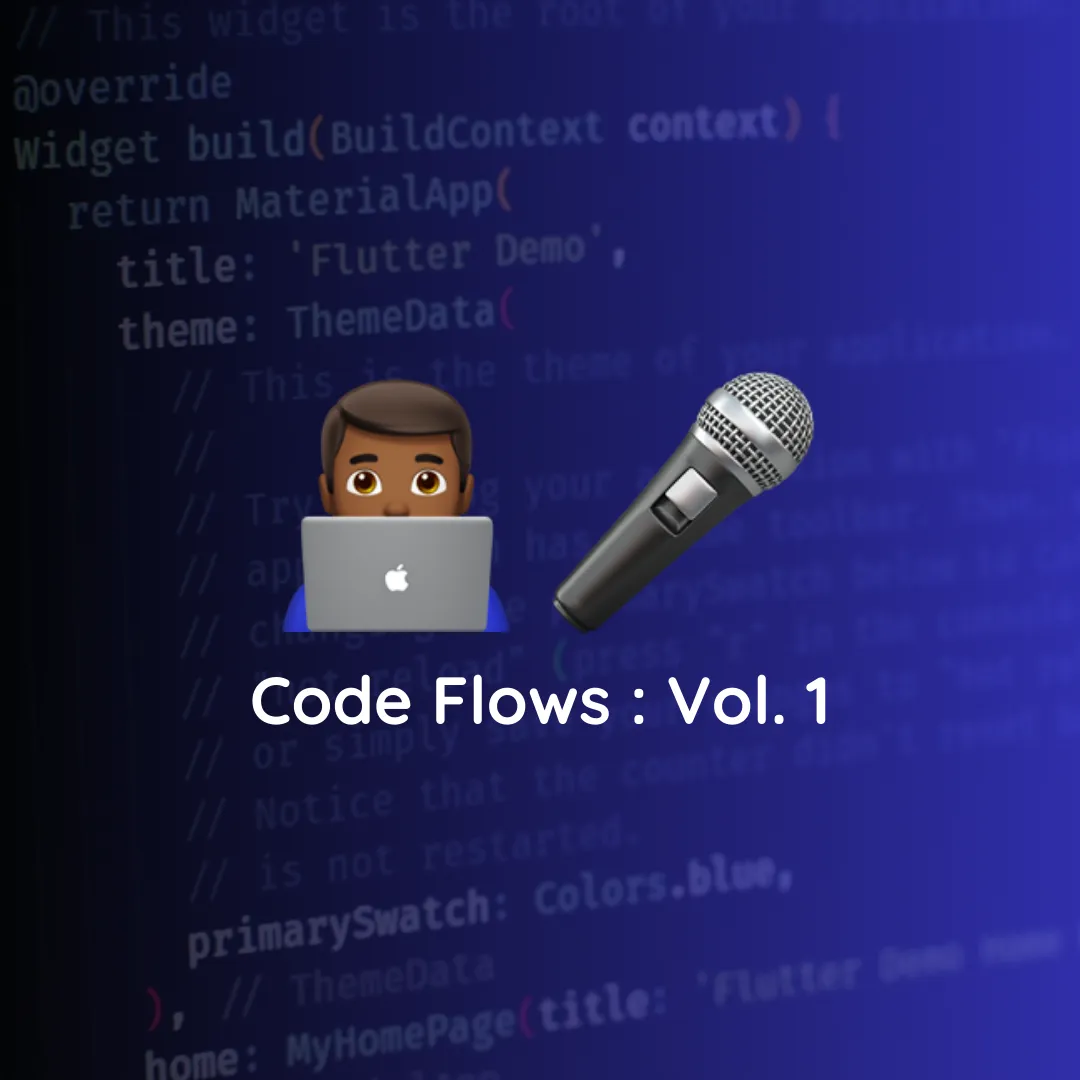 Code Flow 1 — My 60 Second Rap About Flutter Packages 👨🏾‍💻🎤