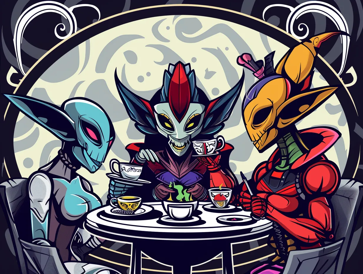 The Art of the Alien Tea Party: A Celebration of Whimsy and Wonder